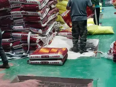 صور من مواقع تركيب المعدات